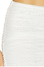 view 6 of 6 Pia Mesh Midi Skirt in Eggshell