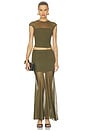 view 6 of 6 Whitney Skirt in Olivewood