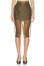 view 2 of 7 Elda Silk Midi Skirt in Olivewood