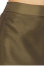 view 8 of 7 Elda Silk Midi Skirt in Olivewood