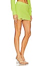 view 2 of 4 ALORA ミニスカート in Lime