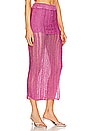 view 2 of 4 Sandy Crochet Skirt in Malibu Pink