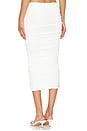 view 3 of 4 Julia Midi Skirt in White