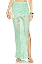 view 1 of 5 Sandy Crochet Skirt in Seafoam