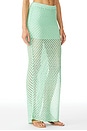 view 2 of 5 Sandy Crochet Skirt in Seafoam