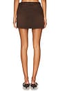 view 4 of 6 Marquise Mid Rise Mini Skirt in Vintage Brown