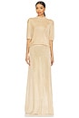 view 5 of 6 Alice Maxi Skirt in Linen Beige