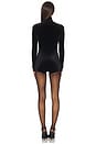 view 4 of 4 Victoria Velvet Romper in Black