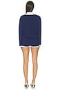 view 3 of 3 Silas Romper in Navy & Eggshell