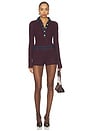 view 1 of 3 Tifrit Romper in Bordeaux & Atlantic