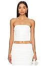 view 1 of 4 Penny Strapless Top in White