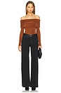 view 4 of 4 Nora Top in Toffee