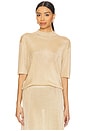 view 1 of 5 Iris Knit Top in Linen Beige