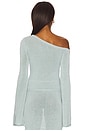 view 3 of 4 Alivia Knit Top in Frosted Sea