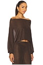 view 2 of 4 Felicity Top in Slate Brown