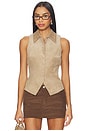 view 1 of 4 Becky Corduroy Vest in Desert
