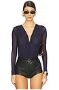 view 1 of 5 Agnes Bodysuit in Sapphire