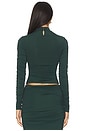 view 3 of 4 Dulcie Ruched Top in Evergreen