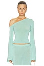 view 1 of 4 Alivia Knit Top in Spearmint