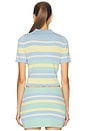 view 3 of 4 Panie Top in Pastel Stripe