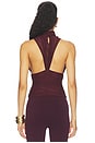 view 4 of 4 Lori Mesh Top in Bordeaux