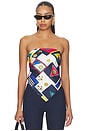 view 1 of 4 Hark Satin Top in Regatta