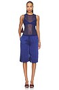 view 4 of 4 Jori Top in Mariner Blue