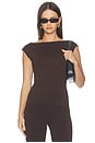 view 1 of 4 Petra Knit Top in Bosun Brown
