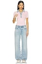 view 4 of 4 TOP EN MAILLE ERIKA  in Petal Pink & Costline