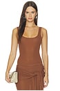 view 1 of 4 CAMISETA TIRANTES ALBERTA  in Cedarwood