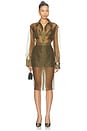 view 5 of 4 Estella Silk Top in Olivewood