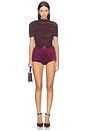 view 5 of 4 Drop Laila Top in Bordeaux