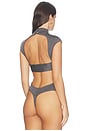 view 5 of 5 Lorel Bodysuit in Metallic Carbon