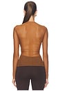 view 4 of 4 Saffy Mesh Top in Heritage Tan