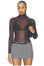 view 1 of 4 Piper Top in Dark Charcoal