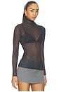 view 2 of 4 Piper Top in Dark Charcoal
