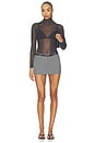 view 5 of 4 Piper Top in Dark Charcoal