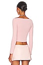 view 3 of 4 Artemis Top in Pastel Pink