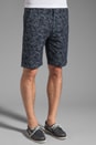 view 2 of 7 Chino Camo Jacquard Short in Indigo