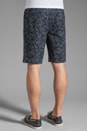 view 4 of 7 Chino Camo Jacquard Short in Indigo