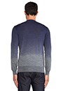 view 3 of 3 Dip Dye Sweater in Dark Navy