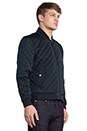 view 3 of 6 Quilted Bomber Jacket in Deep Sea