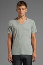 view 1 of 5 V-Neck Pocket Tee in Heather