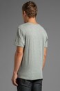 view 3 of 5 V-Neck Pocket Tee in Heather