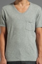 view 4 of 5 V-Neck Pocket Tee in Heather