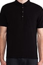 view 4 of 5 Slub Polo in Black