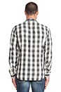 view 3 of 6 Oxford Check Button Up in Black & Natural