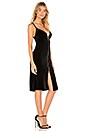 view 2 of 3 Velvet Slip Dress in Black