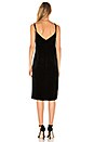 view 3 of 3 Velvet Slip Dress in Black