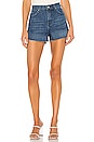 view 1 of 4 High Rise Short With Cut Off Hem in Retro Broadway